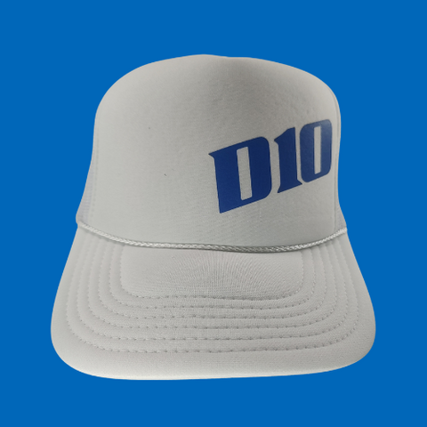 D10 Foamslayer trucker white/blue