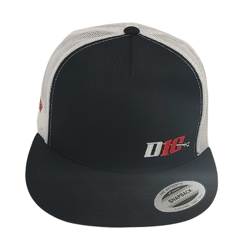 D10 Classics Black w/white red thread