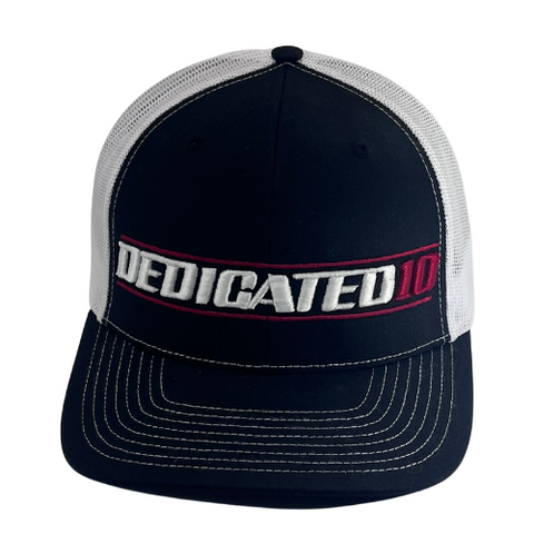 Script 112R Black w/ white red thread