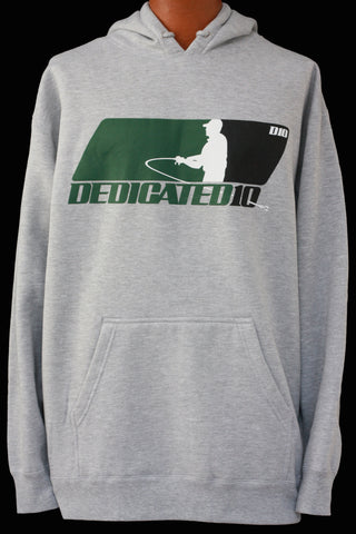 All American Bass Green heavyweight hooded sweatshirt