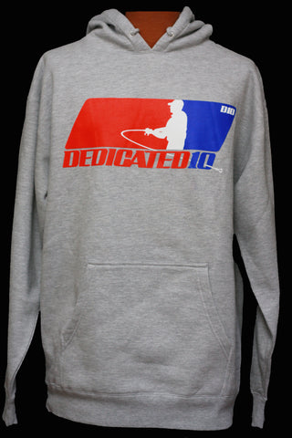 All American Gill red/white/blue heavyweight hooded sweatshirt