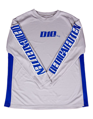 D10 Jersey grey/royal